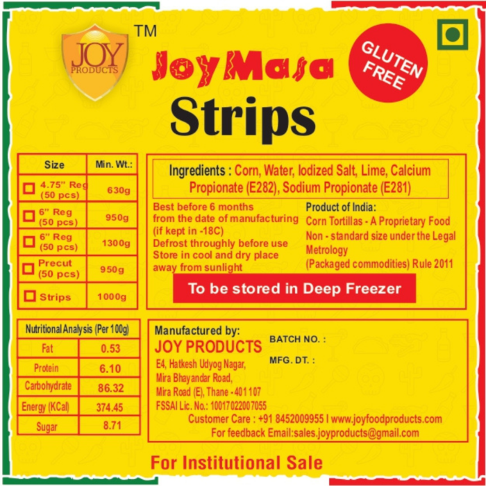 Joymasa Strips by Joy Products