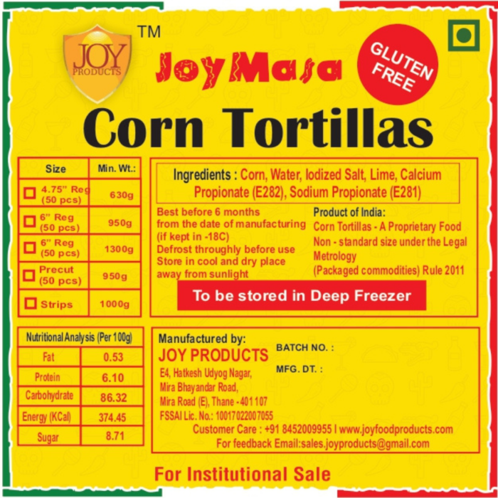 Joymasa Corn Tortilla